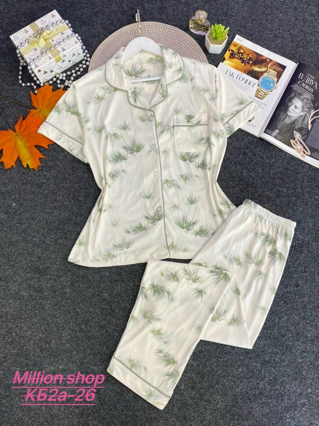 пижама женская с брюками m,l,xl,xxl,с сердечками,женская пижама,домашняя пижама со штанами и рубашкой с сердечками q&h fashion,комплект пижама,пижама женская модная