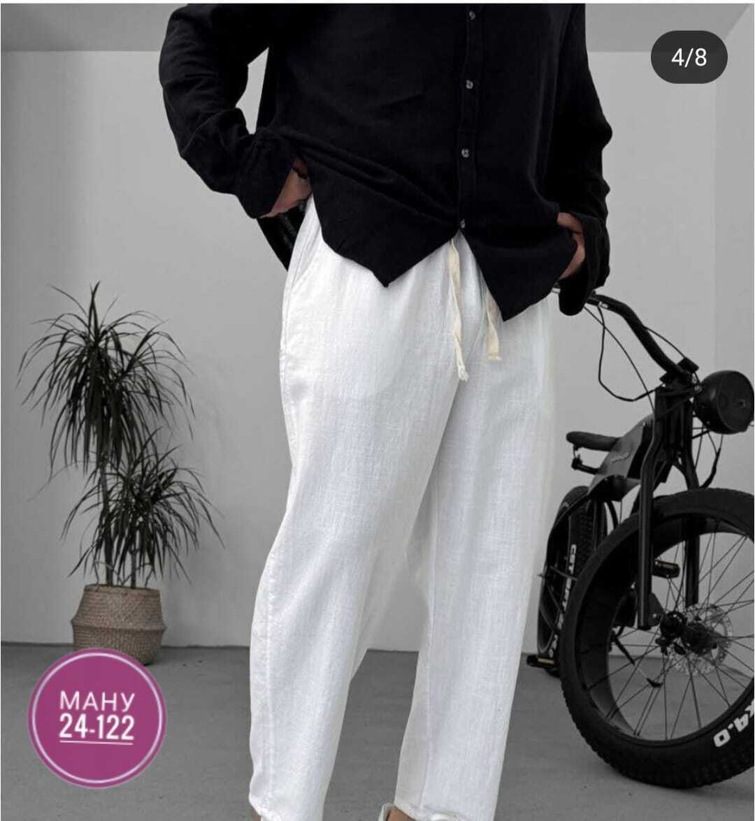 брюки льняные мужские,штаны льняные мужские,льняные брюки,широкие брюки мужские,штаны из льна