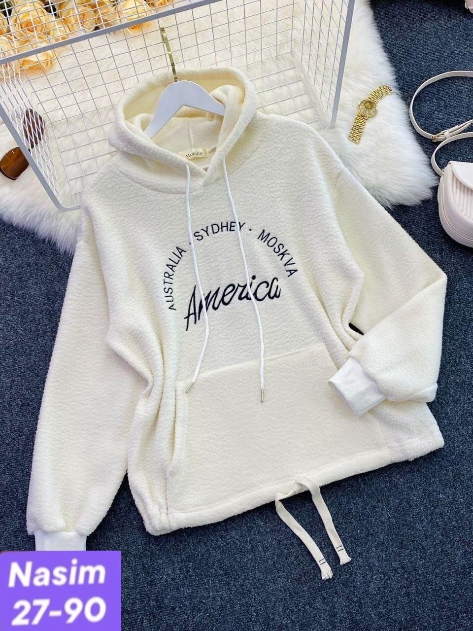 кофта овечка,толстовка ткань барашек женская,толстовка барашек,плюшевая толстовка женская,толстовки женская