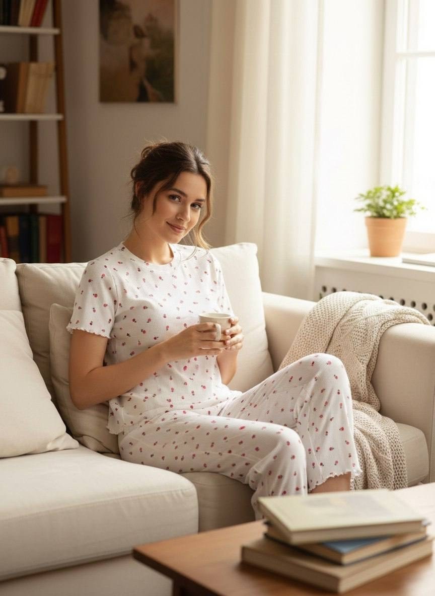 женская пижама,пижама комплект,пижама,пижама со штанами,пижама женская с брюками