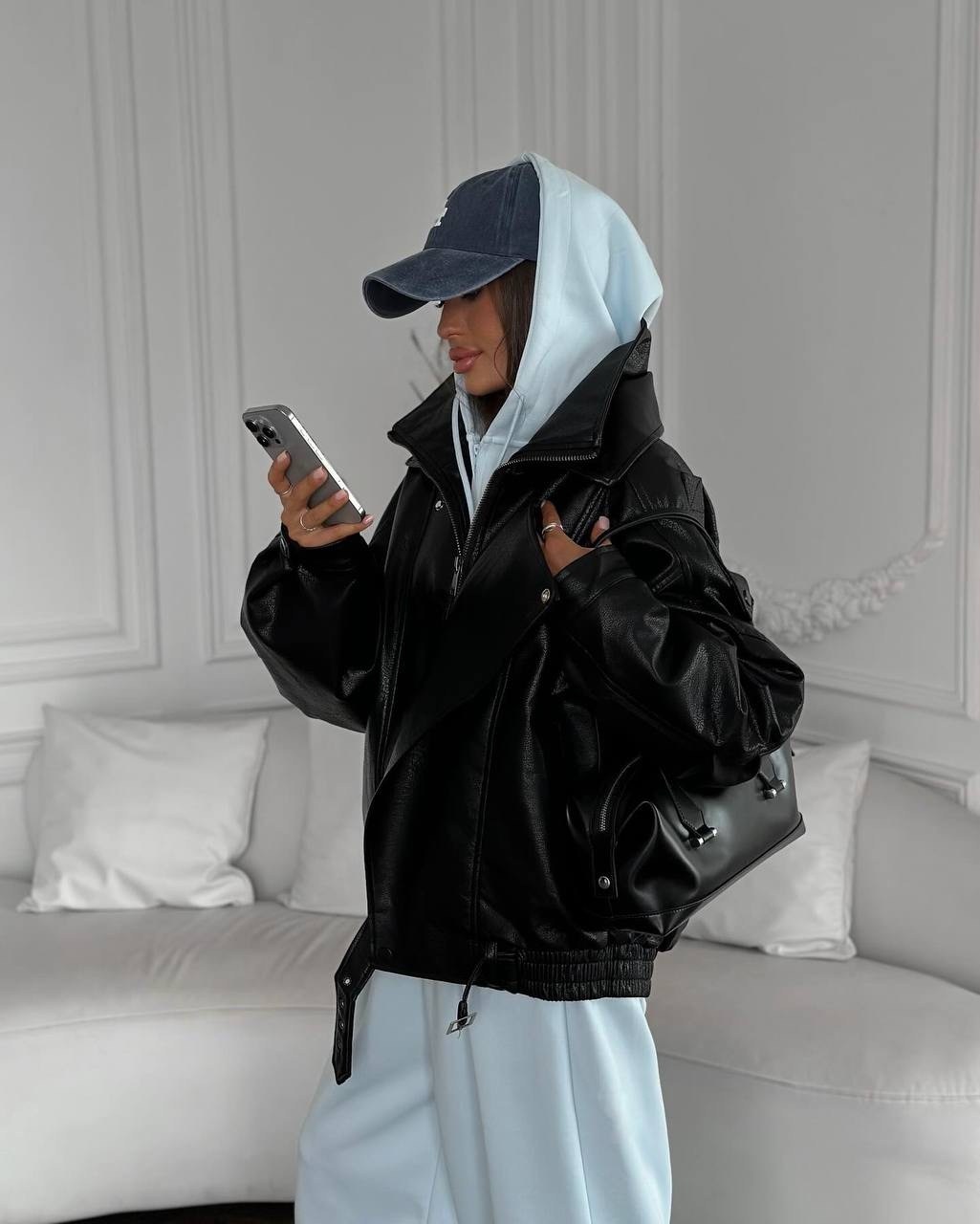 кожаная куртка оверсайз refulgence,кожаная куртка oversize,куртка косуха женская из экокожи оверсайз,кожаная куртка оверсайз,повседневная куртка