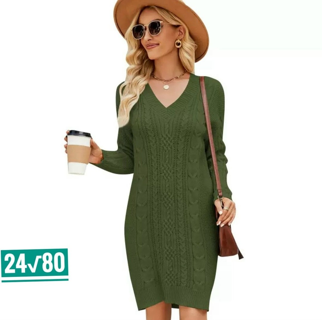 платье женское вязаное,женское платье-свитер средней длины со свободным низом l винный,вязаное платье теплое,вязаное платье свитер,платье туника вязаная