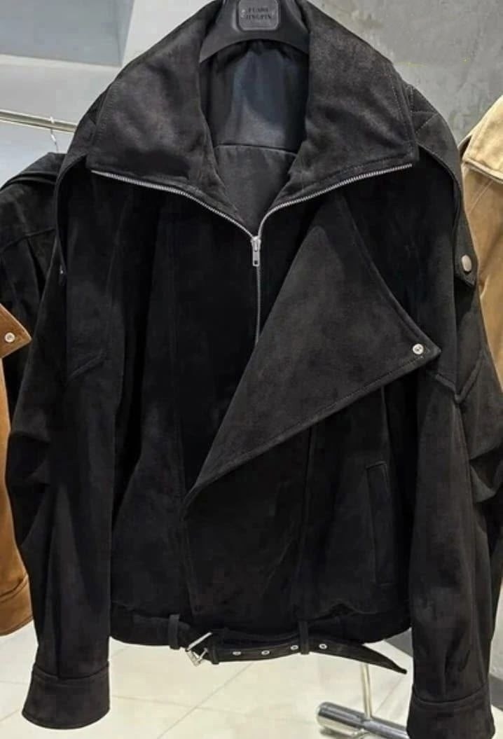 куртка оверсайз,куртка модная,замшевая куртка,стильные образы,бежевая куртка