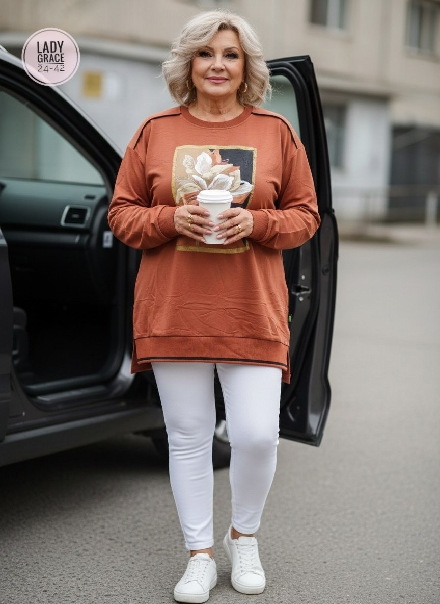 стиль спорт шик в одежде для женщин за 50,костюмы женские,стильный джемпер,туника женская,одежда для женщин