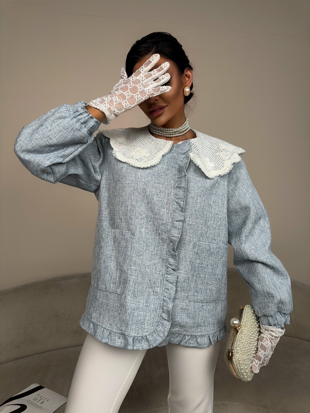 твидовый костюм,твидовый жакет коко шанель,блузка с воротником,женский твидовый костюм,женский твидовый пиджак