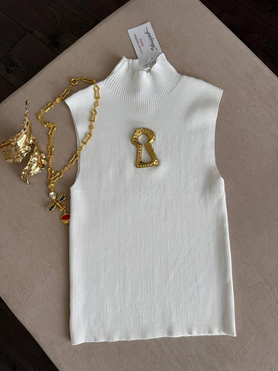 топ майка schiaparelli женская,женская майка,кроп топы,стильное,schiaparelli женский чёрный топ