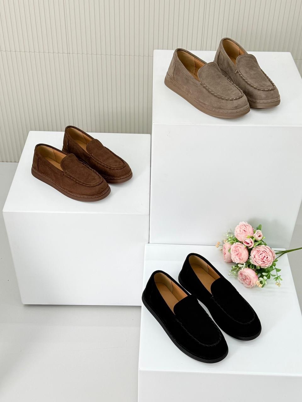 ,лоферы замшевые,лоферы женские замшевые,лоферы женские коричневые натуральная замша reversal,лоферы женские из натуральной замши