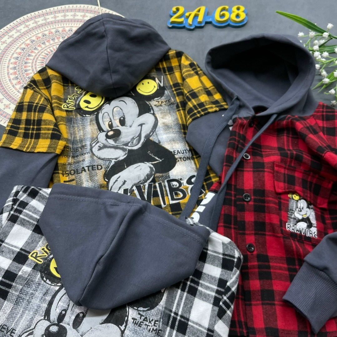 рубашка с капюшоном,детская рубашка,рубашка для мальчика,рубашка клетчатая комбинированная с капюшоном,рубашка для мальчиков с капюшоном