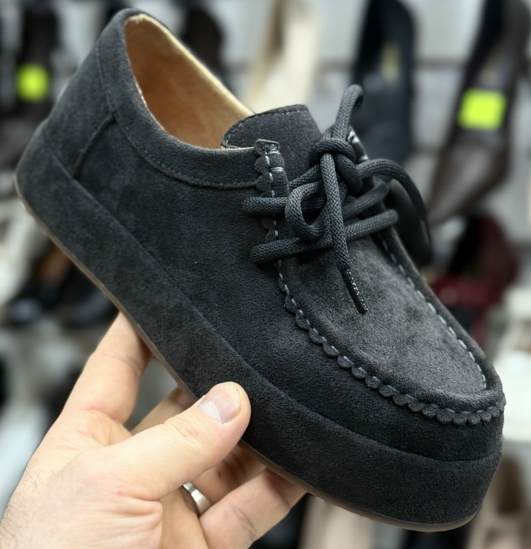 , женская,женские лоферы,повседневная ,мокасины замша