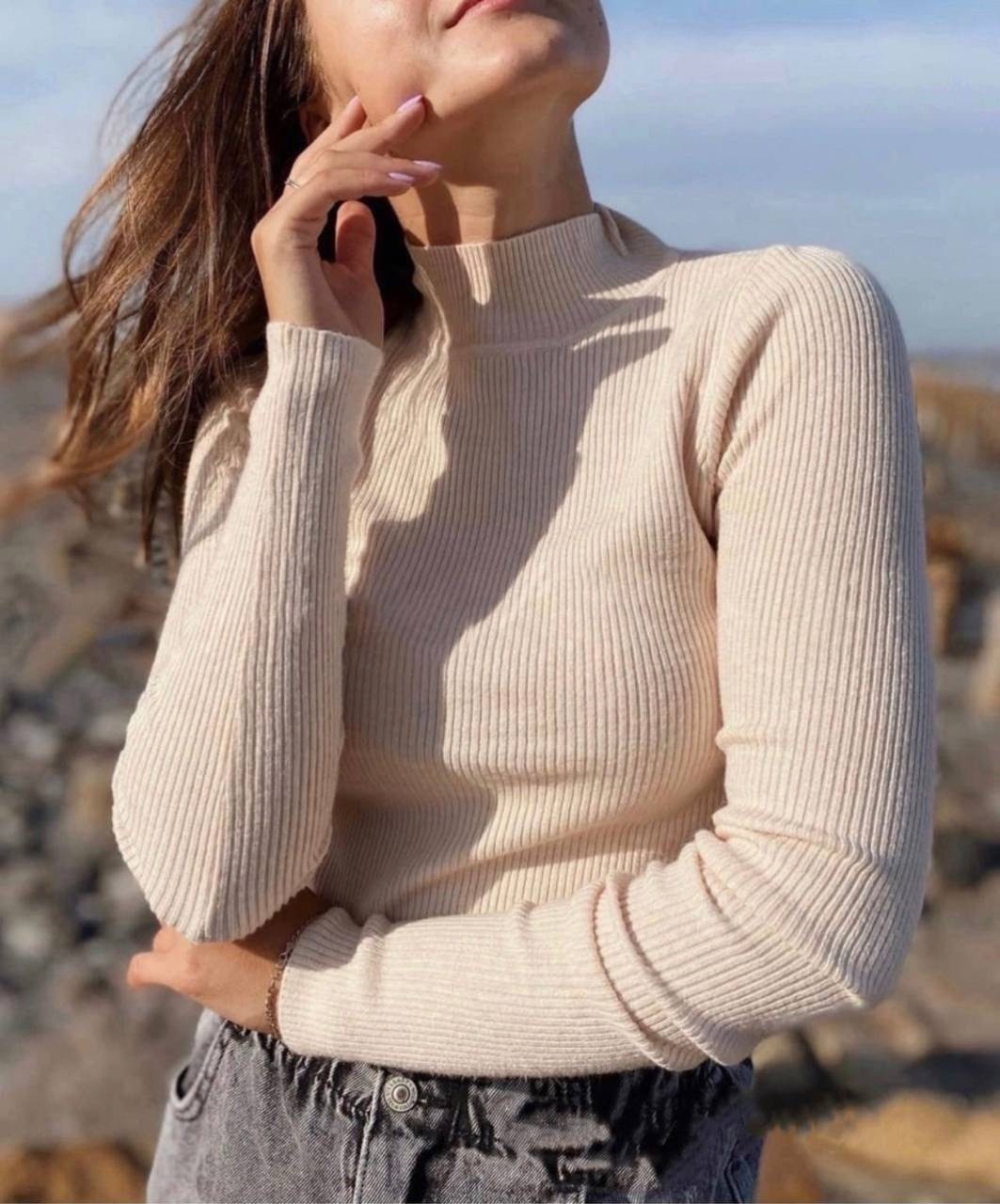 женская водолазка,водолазка базовая облегающая,водолазка базовая облегающая цвет белый,кофта лапша,водолазка