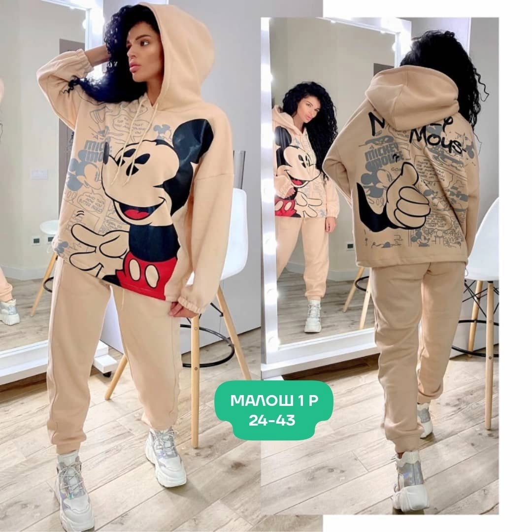 cпортивный костюм теплый,женский спортивный костюм на флисе,костюм женский на флисе,женский спортивный костюм на флисе микки,костюм на флисе
