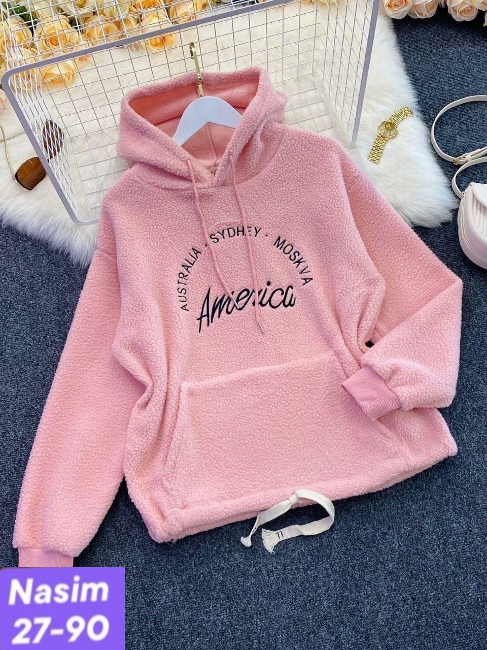 кофта овечка,толстовка ткань барашек женская,толстовка барашек,плюшевая толстовка женская,толстовки женская