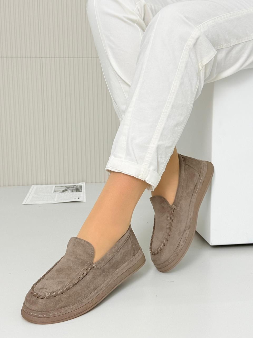 ,лоферы замшевые,лоферы женские замшевые,лоферы женские коричневые натуральная замша reversal,лоферы женские из натуральной замши