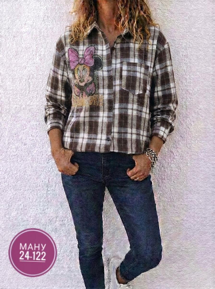 женская свободная рубашка taruxy,женская рубашка в клетку,женская рубашка,рубашка в клетку,женская клетчатая рубашка