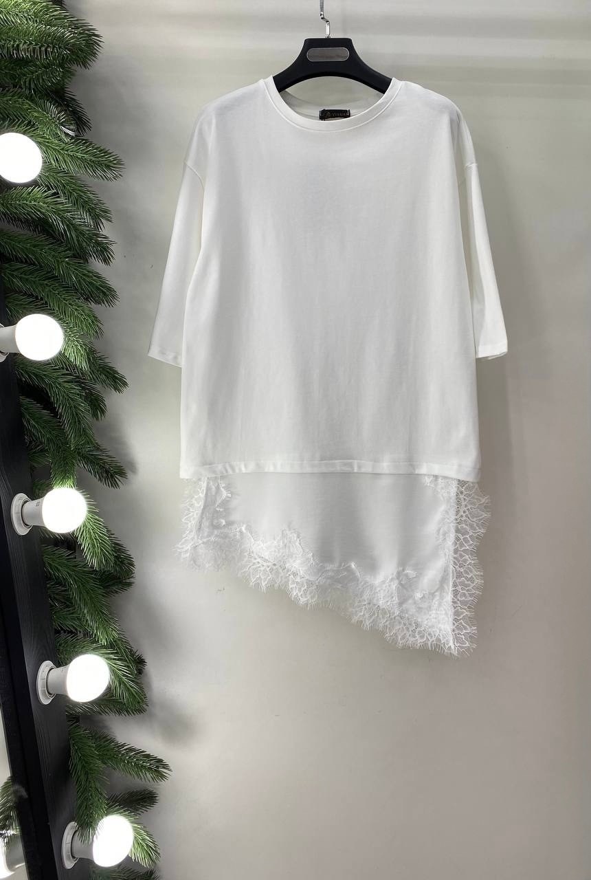 футболка с кружевами,женская футболка,футболка оверсайз с,женская кофта,футболки женская оверсайз