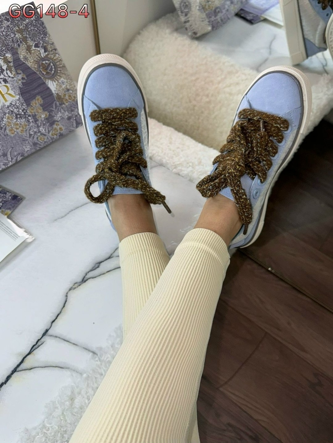 ,женские комбинированные кроссовки dior stars blue,кеды диор,кеды dior,женские кеды dior