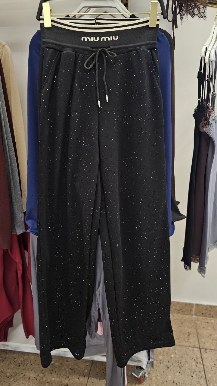 брюки со стразами,брюки новинки,штаны со стразами,модные брюки,брюки свободные