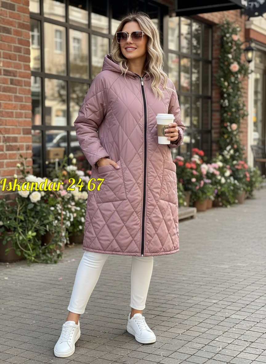 удлиненная куртка,куртка демисезонная,куртка стеганая,куртка,куртка демисезонная женская