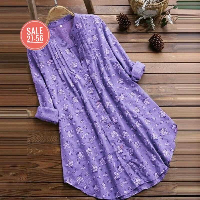 рубашка с рукавом,женская блузка,летняя элегантная блузка,блузка хлопково-льняная с длинным рукавом с цветочным принтом,рубашка с принтом