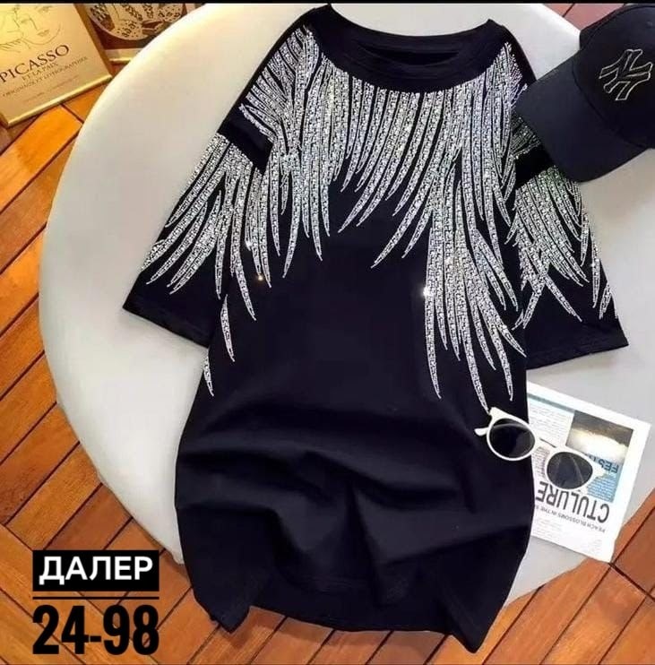 футболки большие размеры со стразами,футболка женская оверсайз со стразами,женские модные повседневные футболки,футболки женская,футболки женская оверсайз