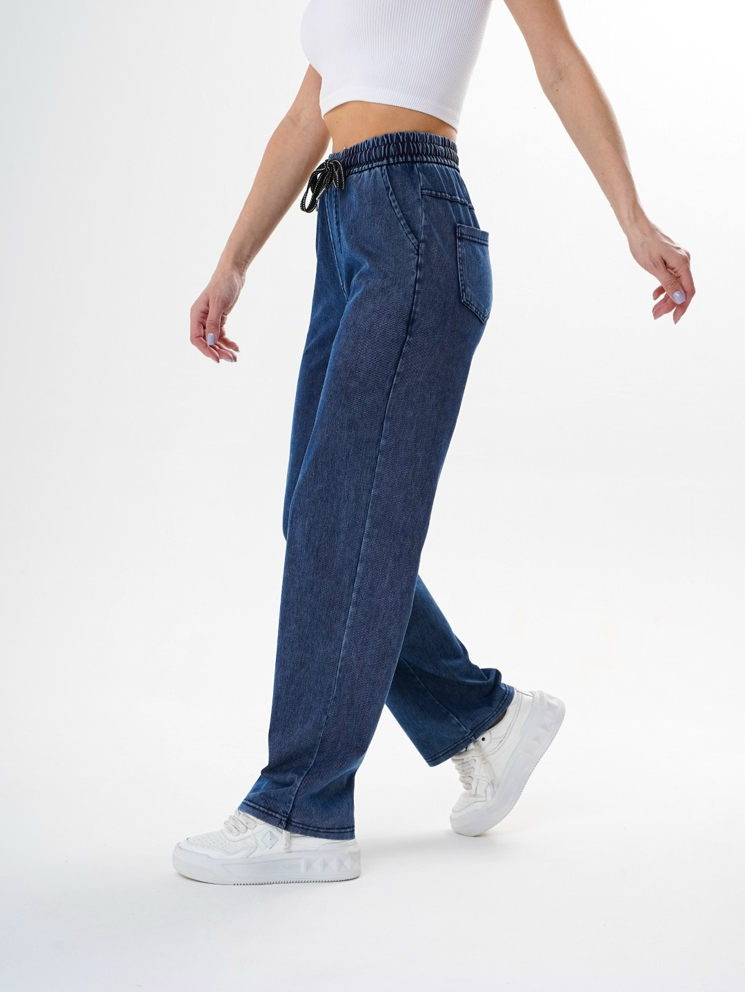 джинсы женские,джинсы на резинке,джинсы широкие,джинсы широкие на резинке клеш h&a collection,джинсы женские широкие