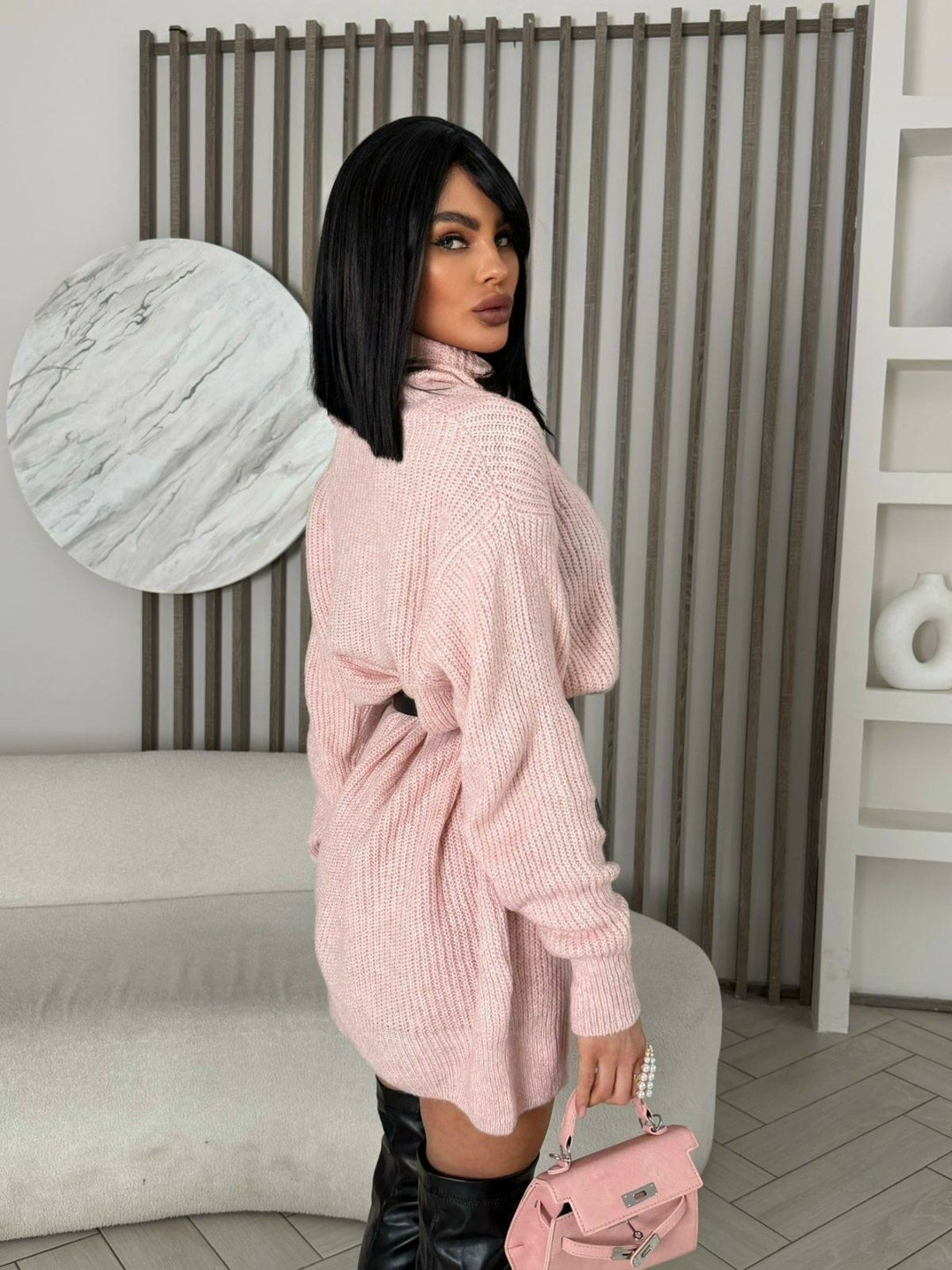 вязаное платье свитер,платье вязаное туника,вязаная туника,платье вязаное,платье свитер теплое