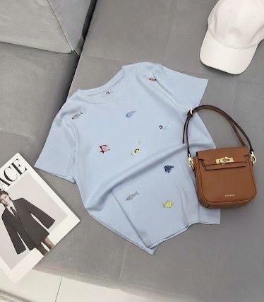 летние футболки,футболки для женщин,футболки с вышивкой,футболки модные,футболка в корейском стиле