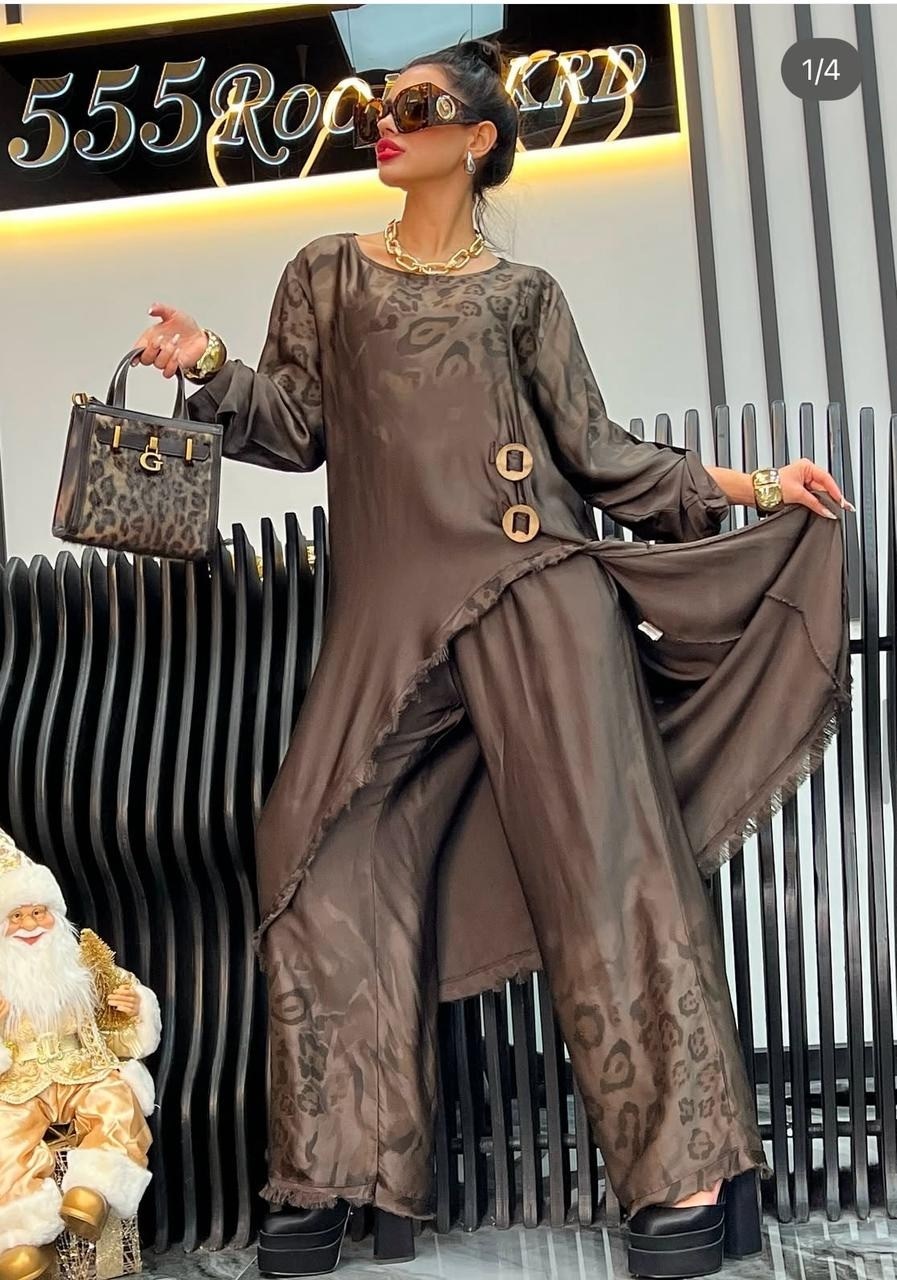 женский комплект из двух предметов с леопардовым,костюм женский,костюм для женщин,костюм италия