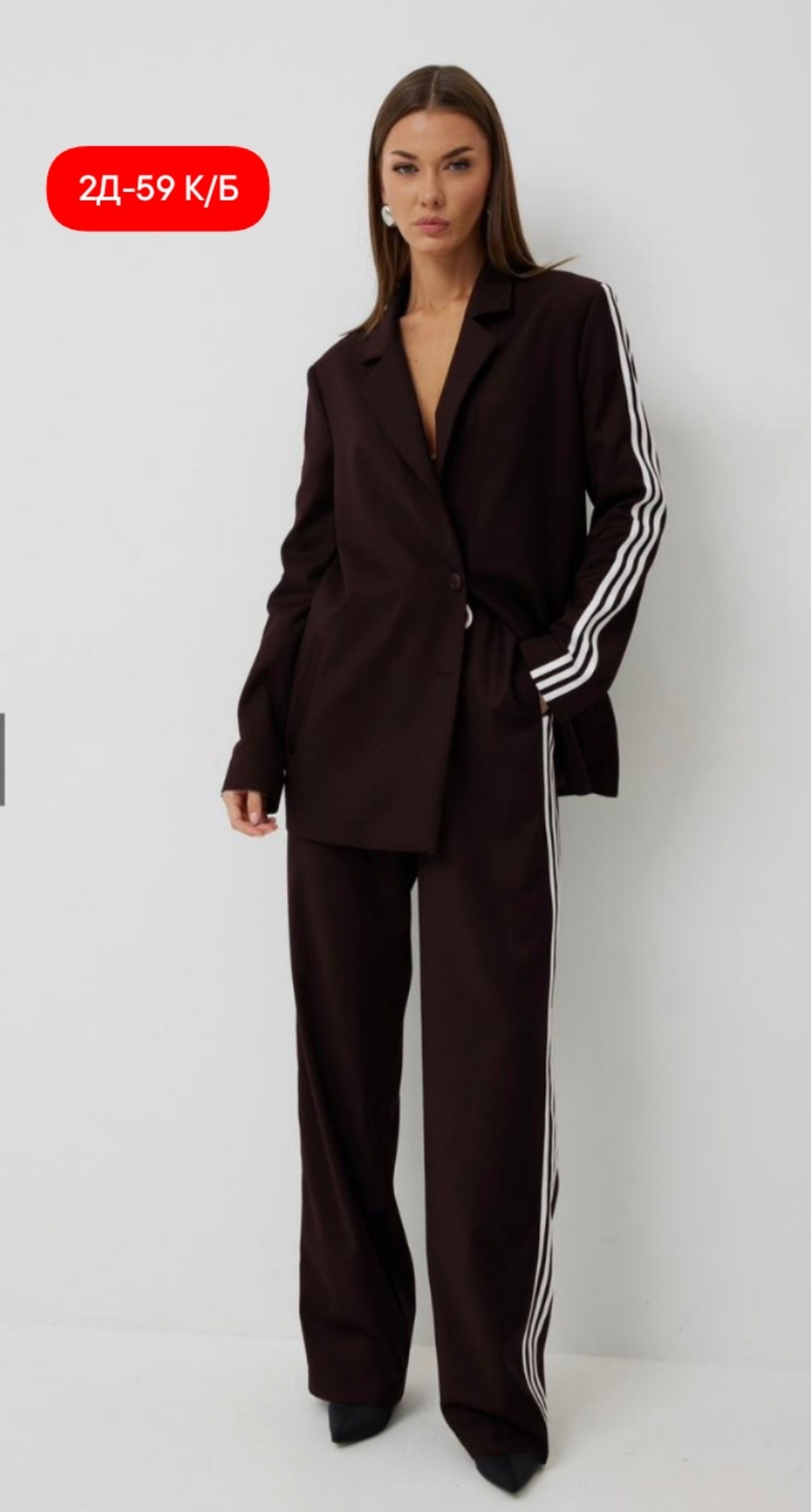 костюм-двойка брючный оверсайз pimari,костюм-двойка брючный оверсайз pimari черный,спортивный костюм больших размеров с брюками паллацо janna collection,женский брючный костюм,женский классический брю