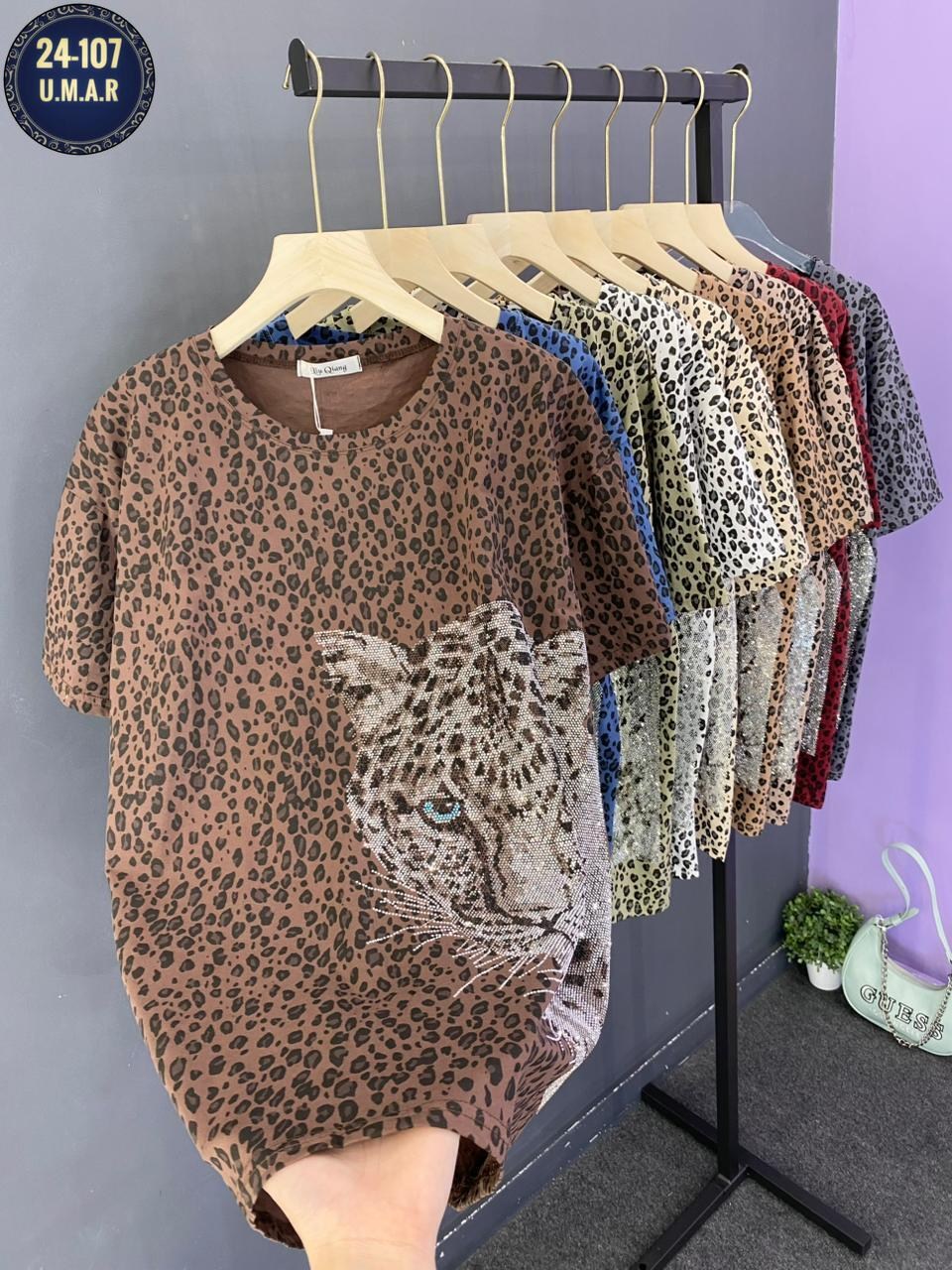 футболки женская,футболки женские с принтом,футболка с леопардовым принтом,одежда женская,футболка свободного кроя с леопардовым принтом