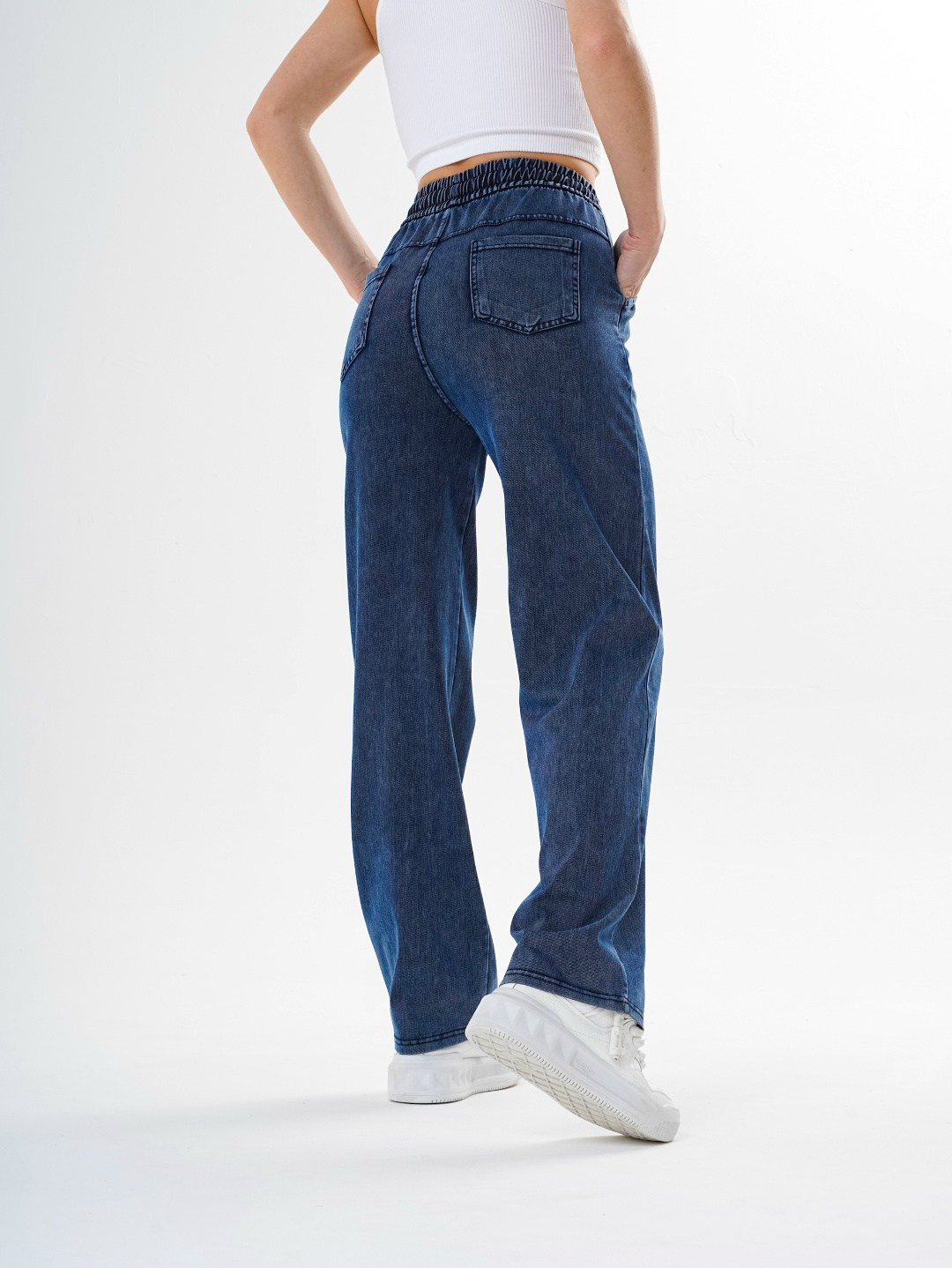 джинсы женские,джинсы на резинке,джинсы широкие,джинсы широкие на резинке клеш h&a collection,джинсы женские широкие