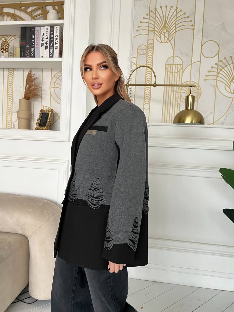 пиджак,женский пиджак,пиджак оверсайз удлиненный shaud,стильный пиджак,классический пиджак