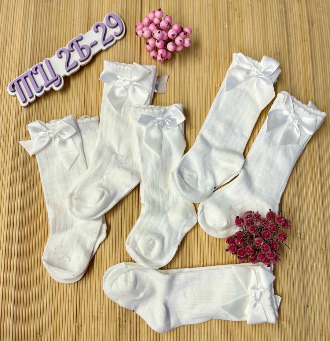 детские гольфы,носочки с бантиком,носки белые с бантами,гольфы для девочек,белые носочки