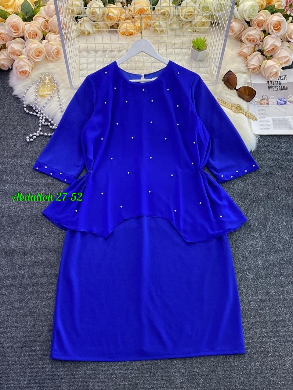 платье нинель шик,платье нинель василек,платье нинель изумруд,вечернее платье ninele (нинель шик ) 2199 василек размер 56-64,платье нинель