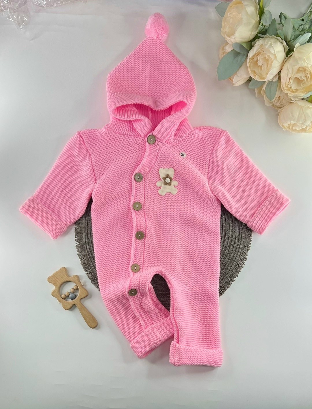 комбинезон вязаный,комбинезон вязаный для новорожденного,вязаный комбинезон для новорожденных,вязаный детский комбинезон с капюшоном 56-68 см цвет: темно-зеленый,мятный цвет для мальчика вязаный комби