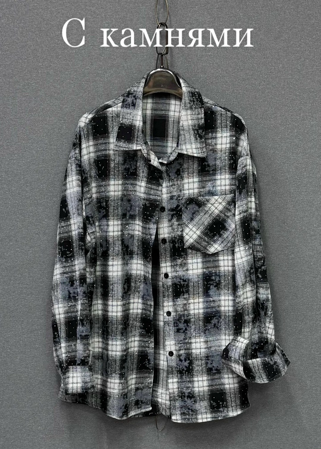 рубашка женская в клетку оверсайз,рубашка оверсайз в клетку betrendy wear,рубашка в клетку из плотной ткани,рубашка в клетку,женская рубашка в клетку