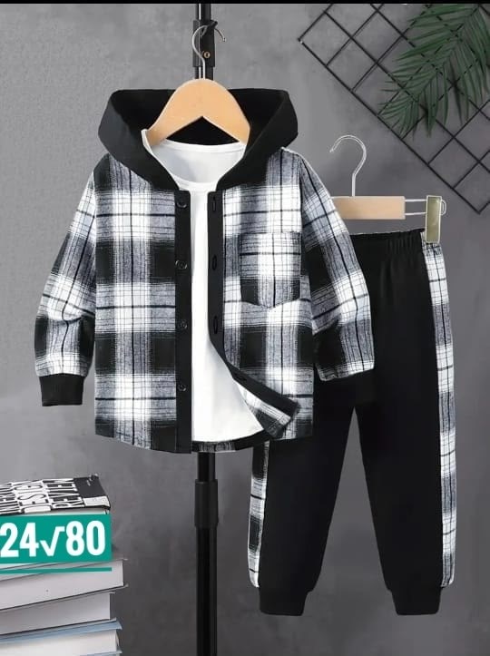 спортивный костюм двойка для мальчика в клетку,комплект одежды для мальчика,одежда для мальчика,костюм двойка детский в клетку,костюм двойка