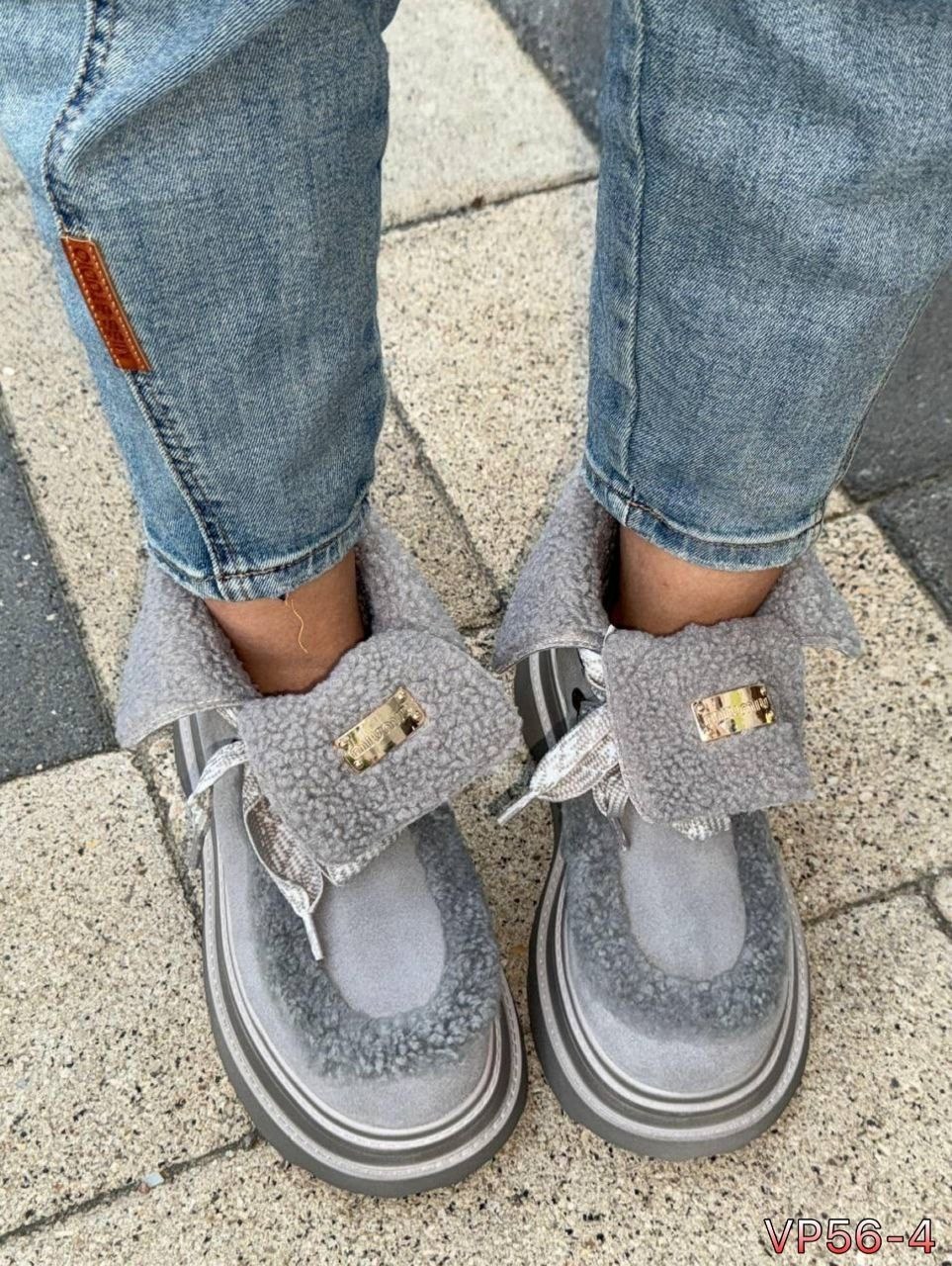 ботинки с мехом,,женские натуральные трендовые ботинки с мехом,женская ,трендовые ботинки