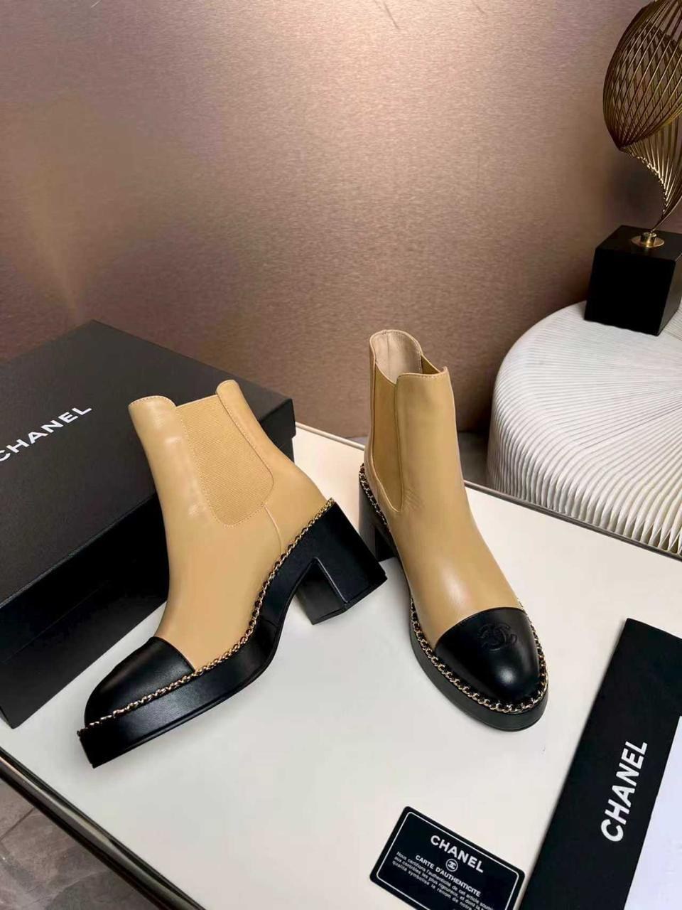 ,ботинки chanel,ботильоны chanel,сапоги chanel,шанель  женская