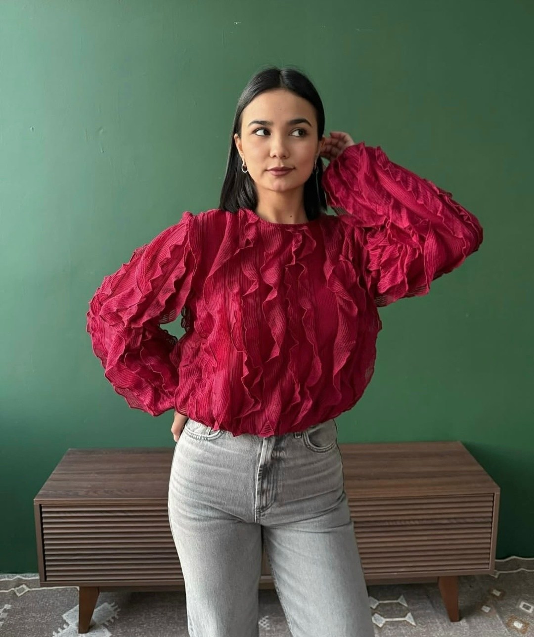 блузка с оборками,модная блузка,женская блузка,кружевная блузка,блузка повседневная