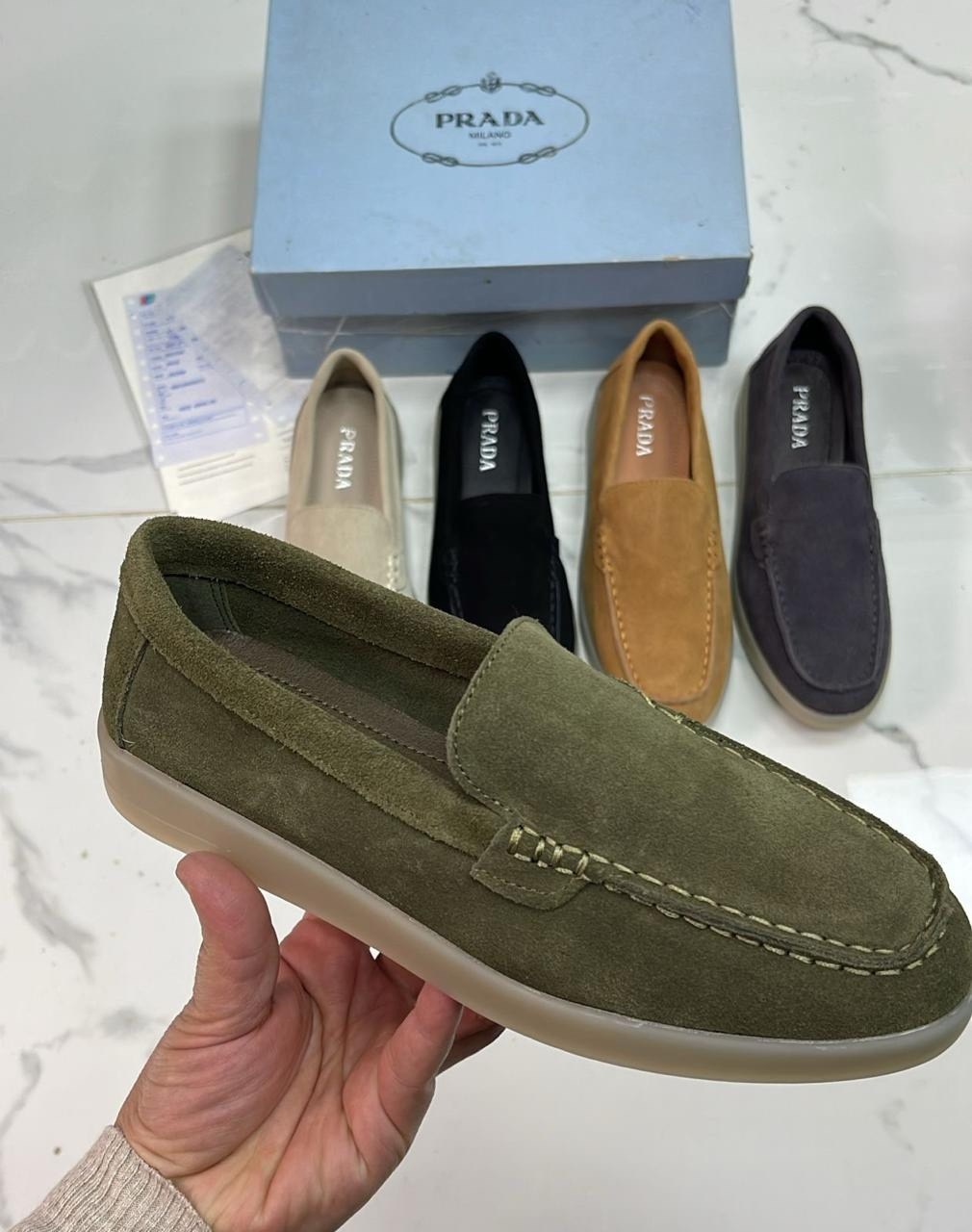 лоферы prada,,замшевые лоферы,лоферы loro piana,лоферы замшевые женские