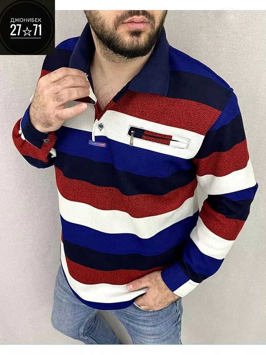 стильный мужской джемпер,джемпера мужские,свитер с воротником поло,джемпер мужской в полоску,мужской свитер