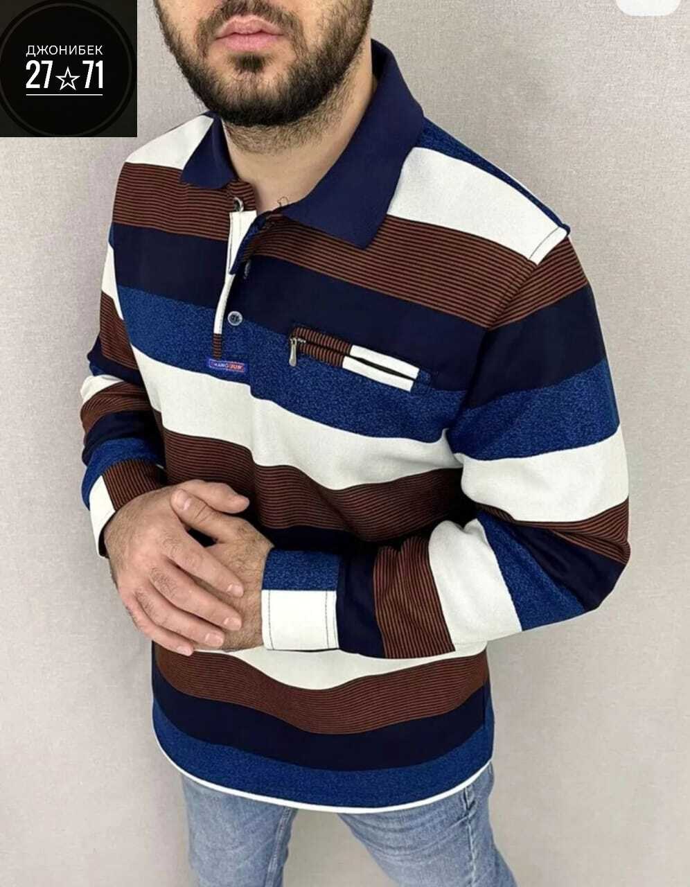 стильный мужской джемпер,джемпера мужские,свитер с воротником поло,джемпер мужской в полоску,мужской свитер