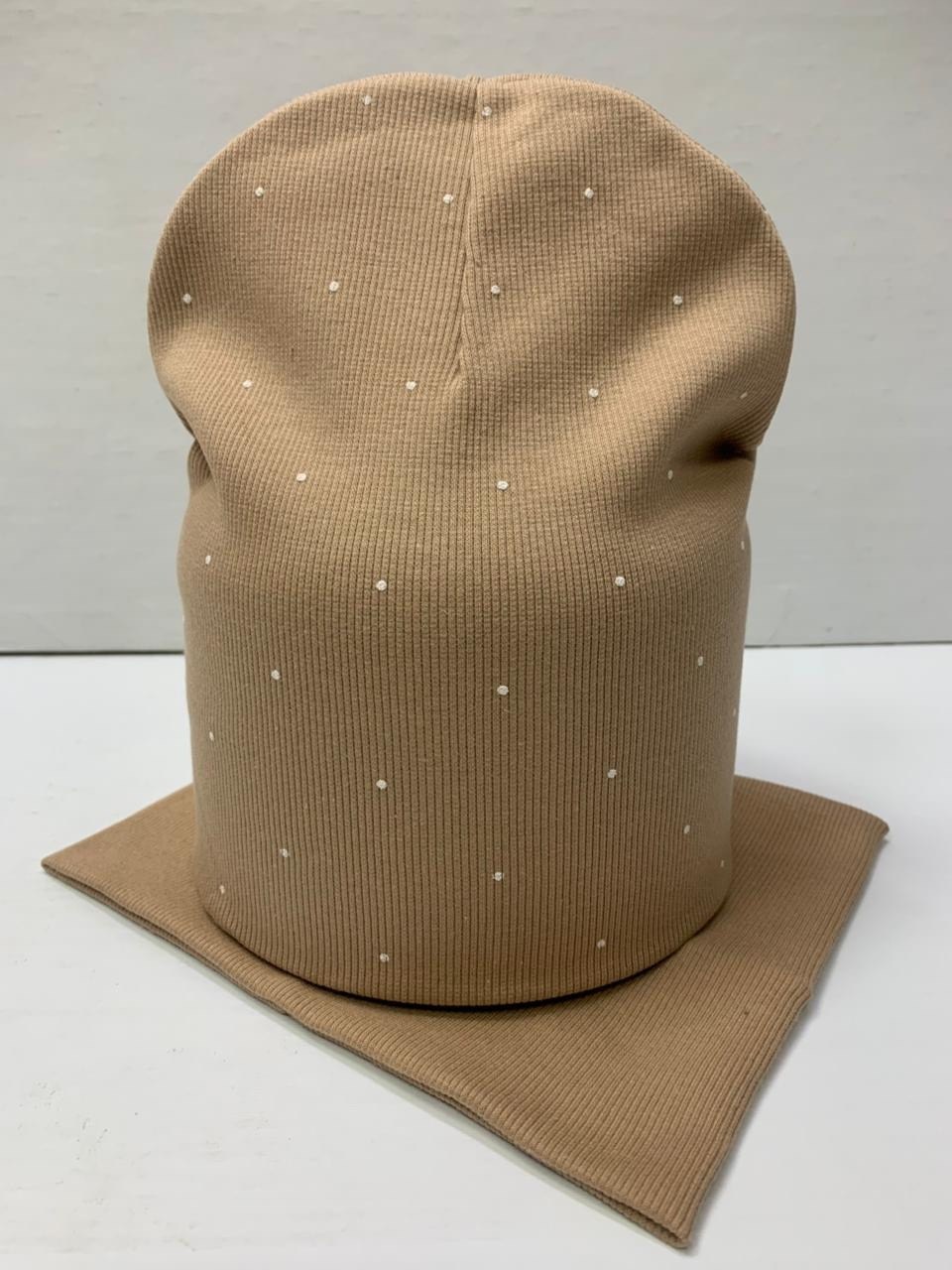 шапка снуд комплект,комплект шапка и снуд для девочек,комплект шапка снуд демисезонная детская,шапка снуд для девочки,детская трикотажная шапка