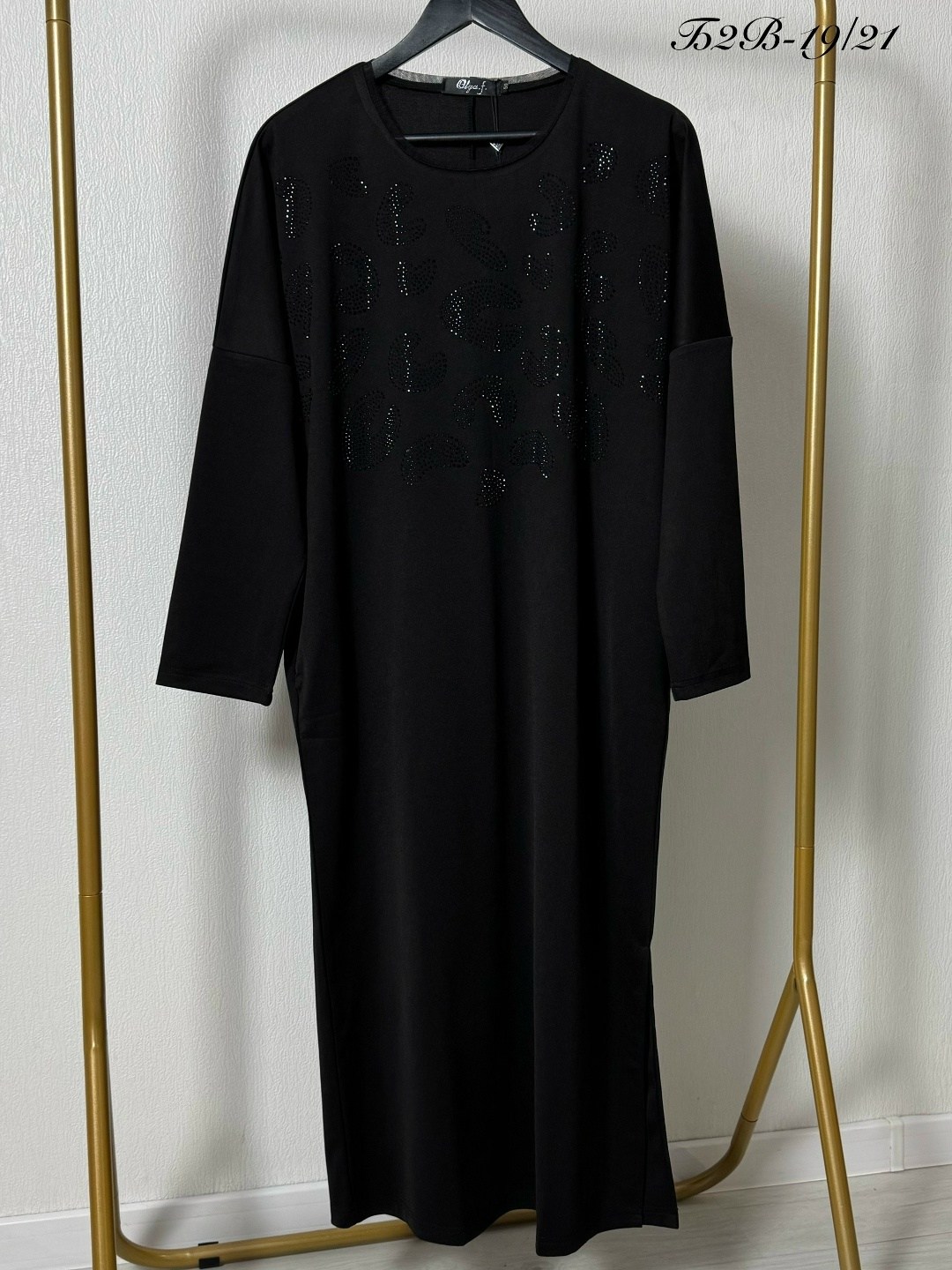 женское платье,платье женское elenatex п-164 черное 54 ru,платье,трикотажное платье,повседневные платья