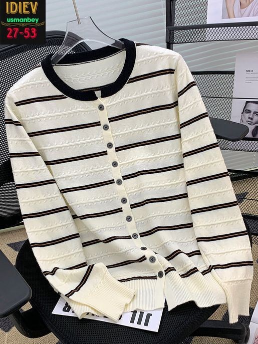 женский вязаный кардиган в полоску,кардиган в полоску,вязаный женский кардиган,вязаные кардиганы,кардиган женский