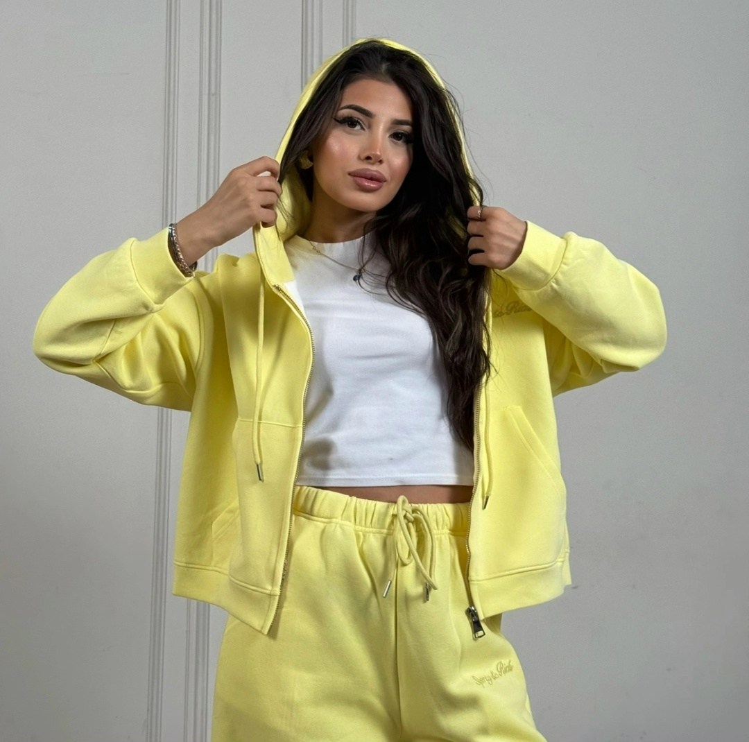 желтый костюм,спортивный костюм лимонного цвета,костюм худи,спортивные костюмы женские,костюм лимонный лен