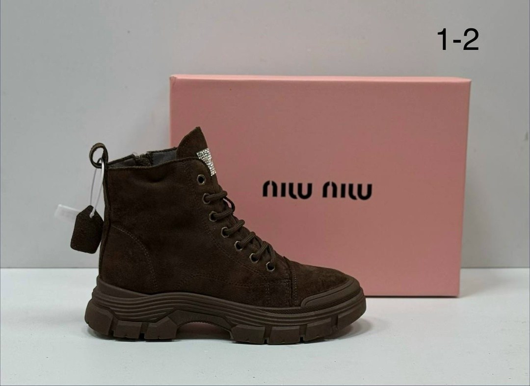 ,ботинки женские,ботинки,ботинки miu miu, женская зимняя