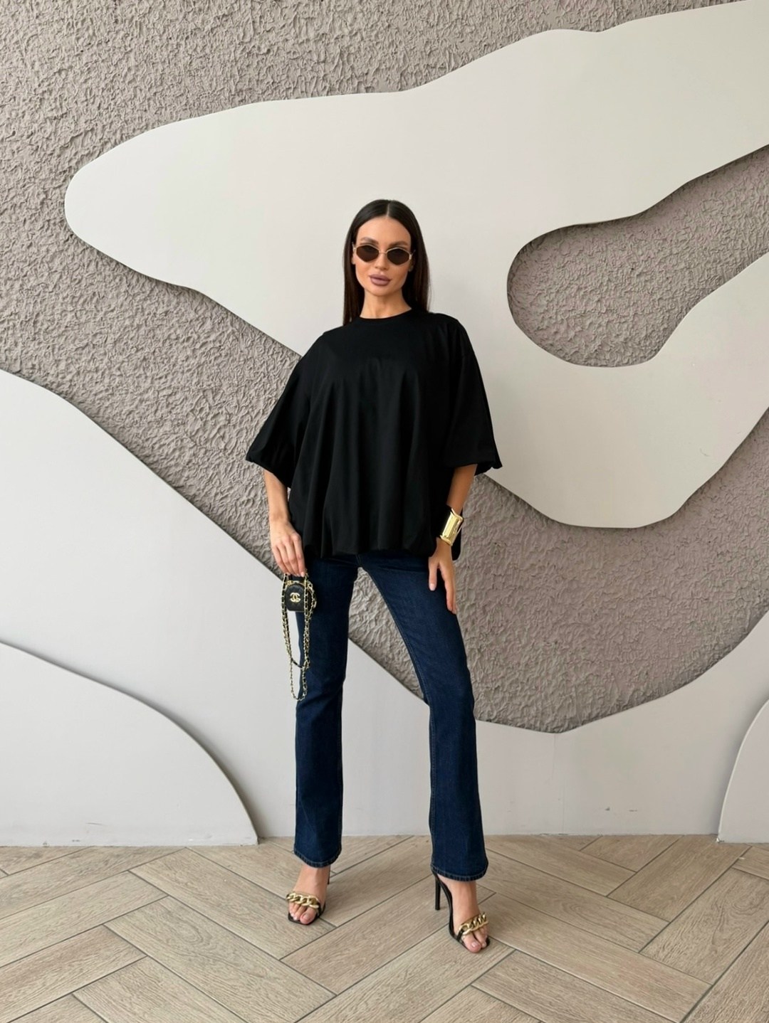 футболка оверсайз "чистая соль" черная,футболка оверсайз черная,футболка оверсайз черная vlechenie,футболка оверсайз,женская футболка оверсайз