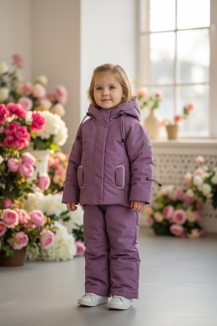 зимний костюм для девочек,зимний костюм для девочки мембрана,куртка зимняя для девочек,костюм зимний для девочки мембранный с натуральной опушкой пиколино,куртка для девочек